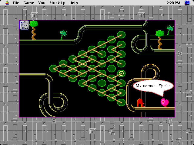Screenshot of System's Twilight, a MacOS game from the 1990s.